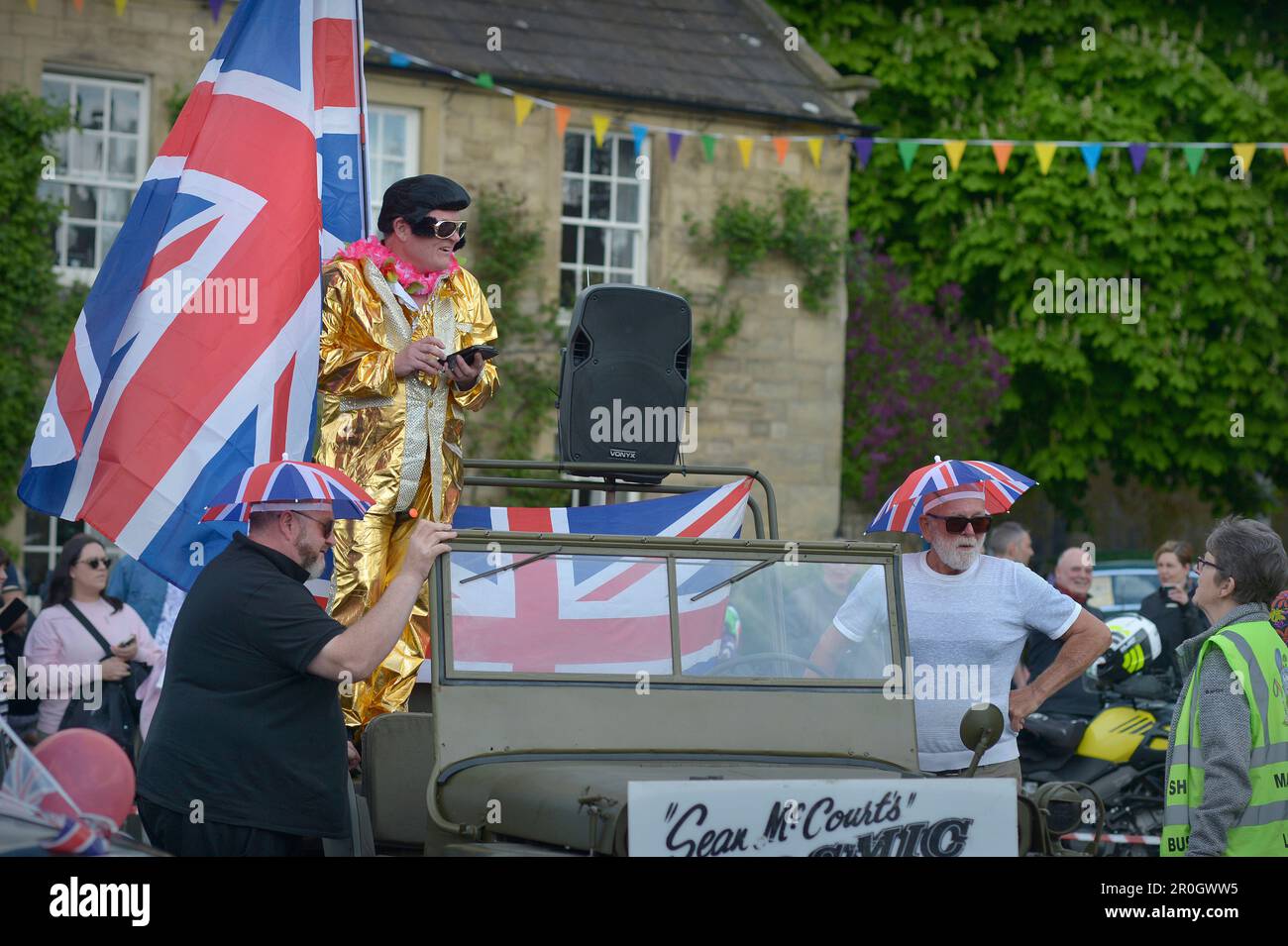 King Charles III Coronation Celebrations Masham North Yorkshire England Stock Photo