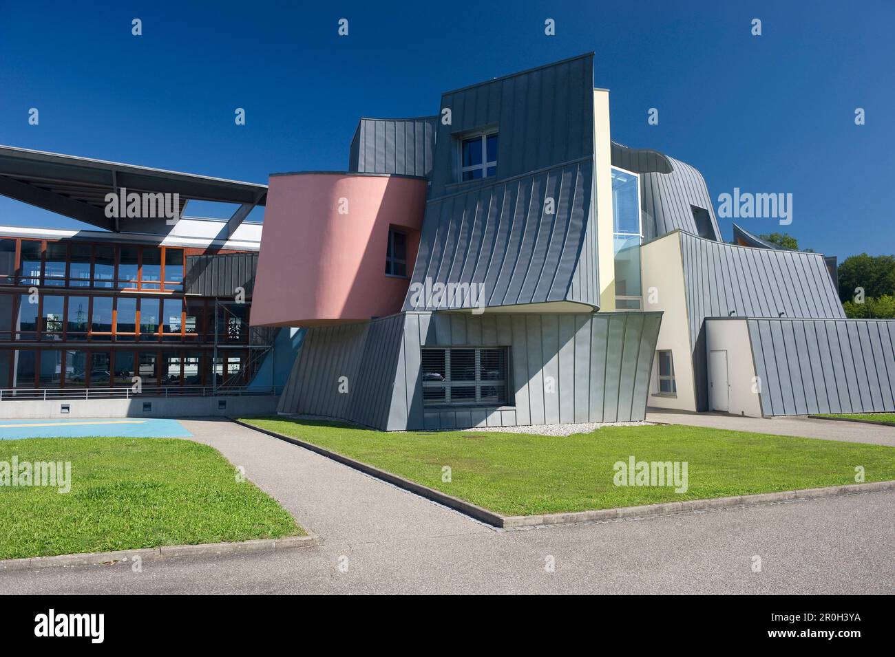 Exterior view of the Vitra HQ administrational building, Basel