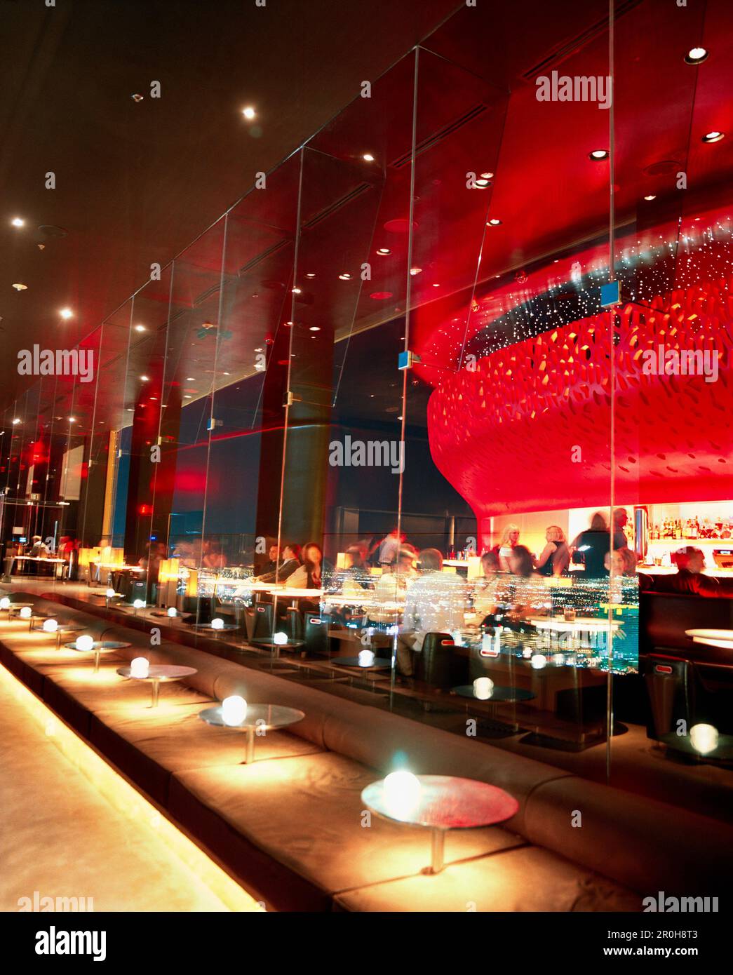 USA, Nevada, Las Vegas, the rooftop bar Mix Lounge at the Mandalay Bay