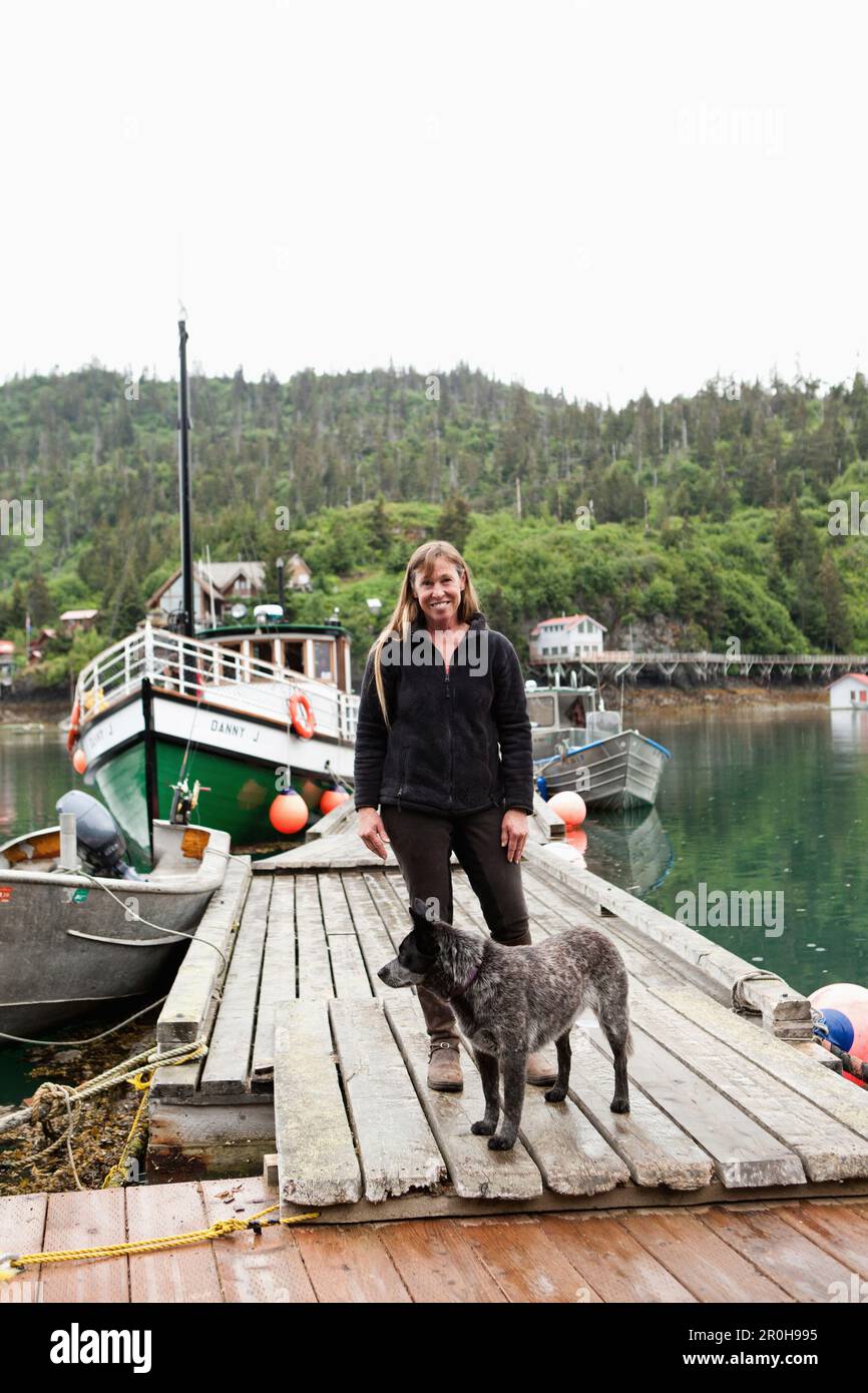 ALASKA, Homer, Marian Beck, the owner of the Saltry restaurant with her