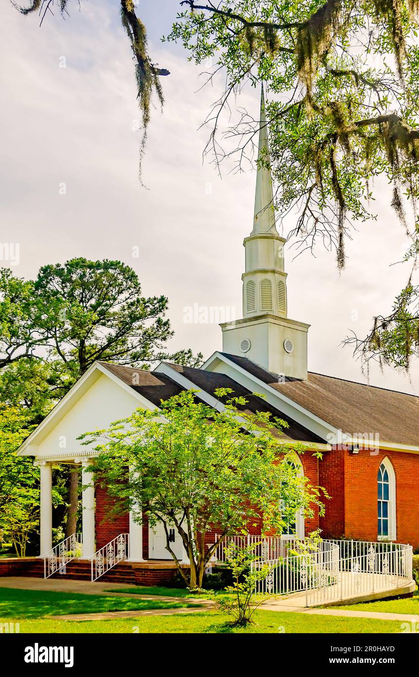 First Baptist Church of Bayou La Batre is pictured, May 2, 2023, in