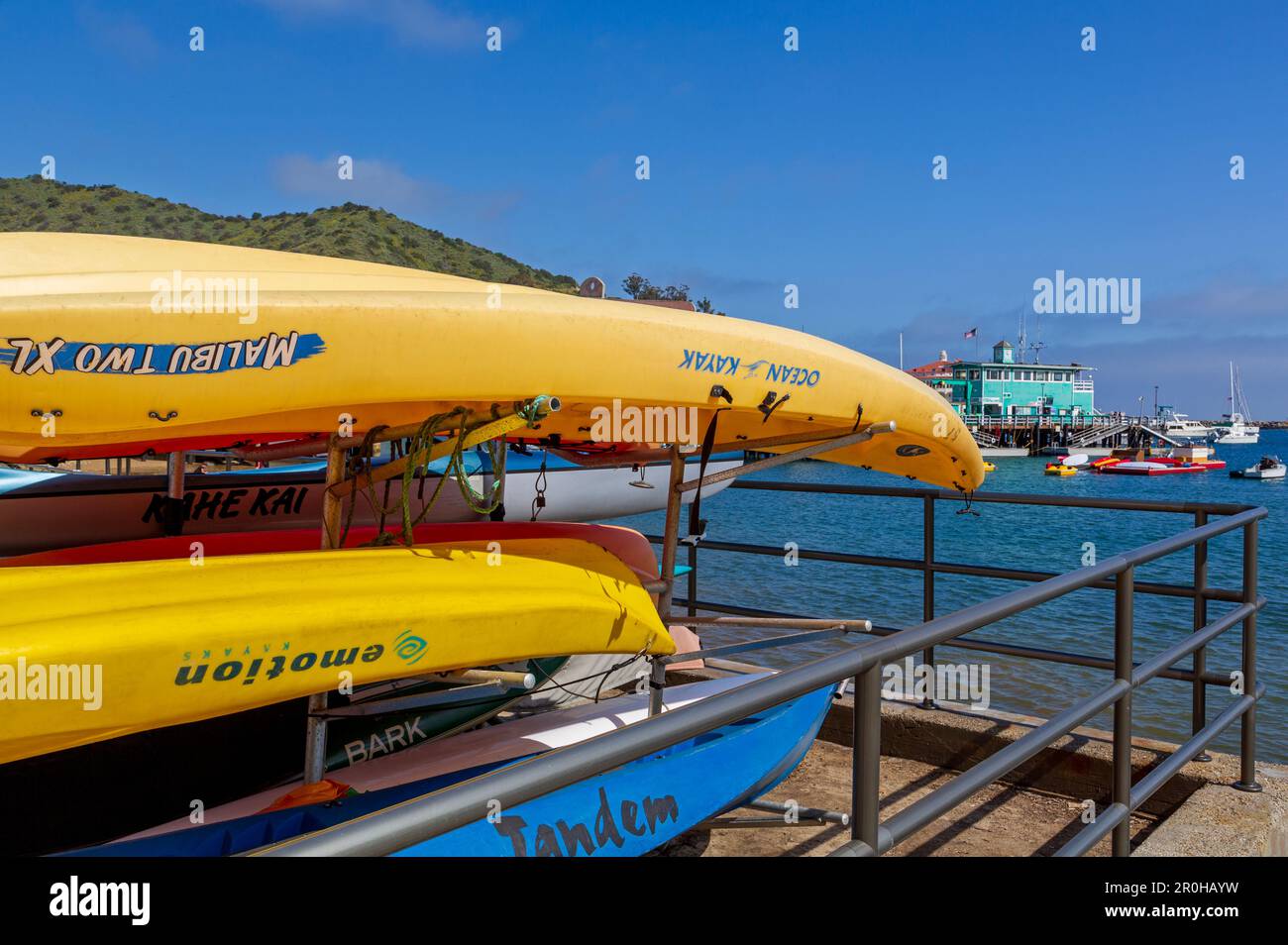 South Beach kayak rental, Avalon City, Catalina Island, Southern