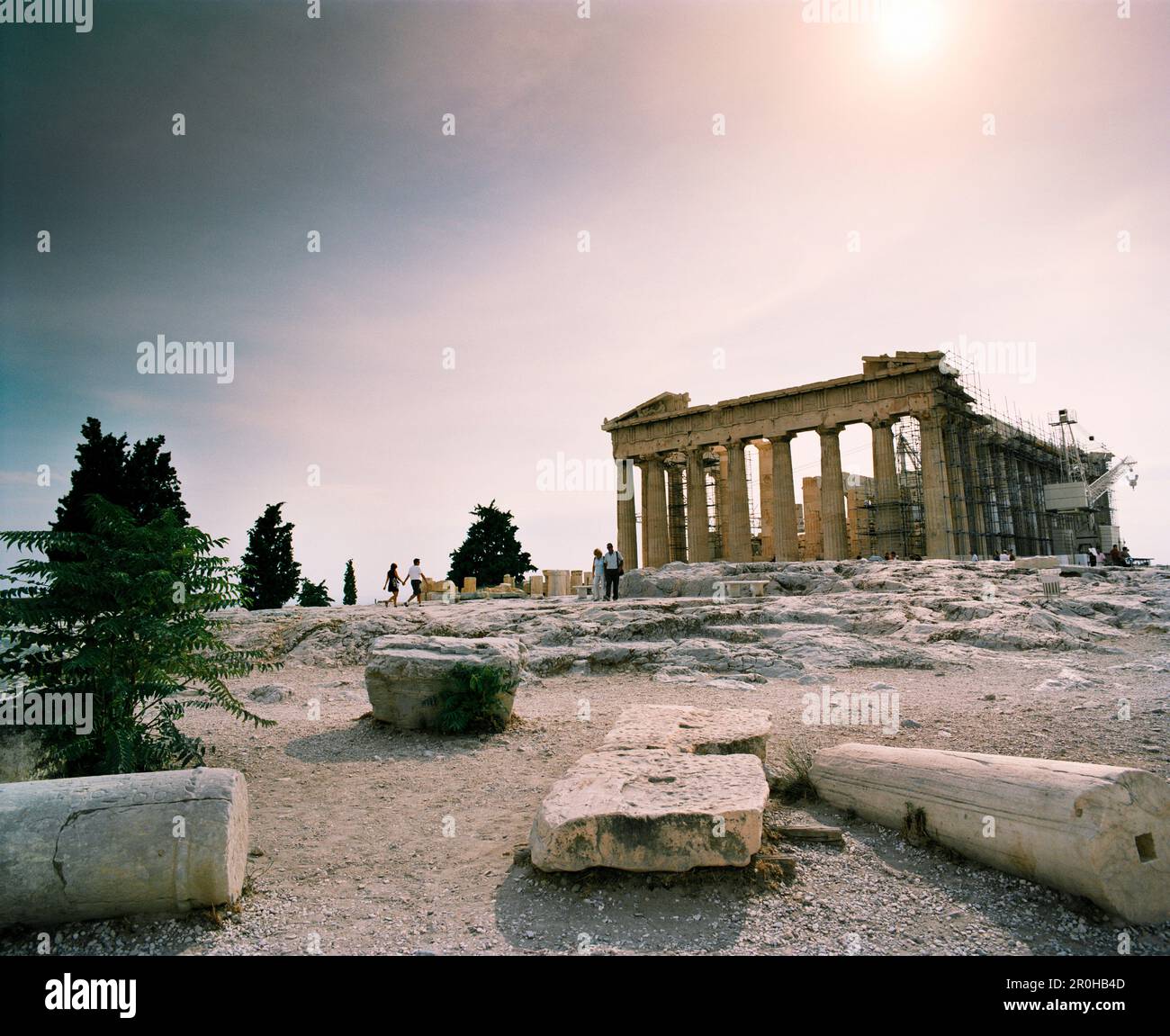 GREECE, Athens, the Parthenon at the Acropolis Stock Photo