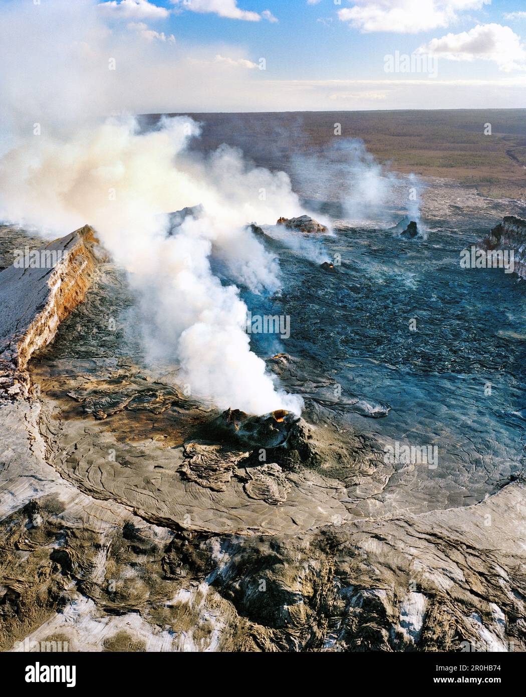 USA, Hawaii, active volcano, Volcanoes National Park Stock Photo - Alamy