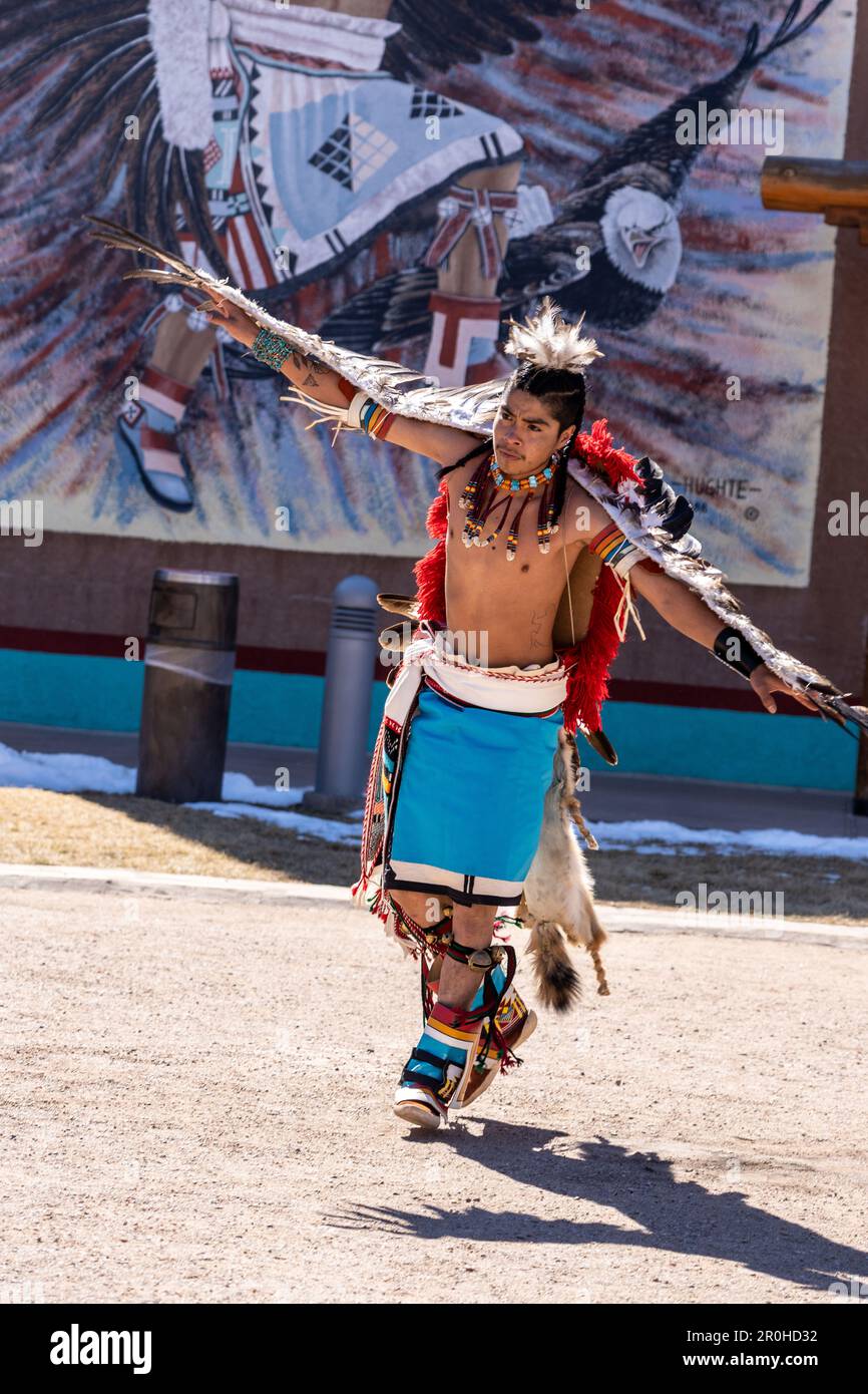 Traditional Zuni Dancing at Indian Pueblo Cultural Center in