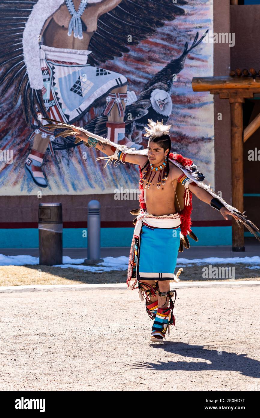 Traditional Zuni Dancing at Indian Pueblo Cultural Center in