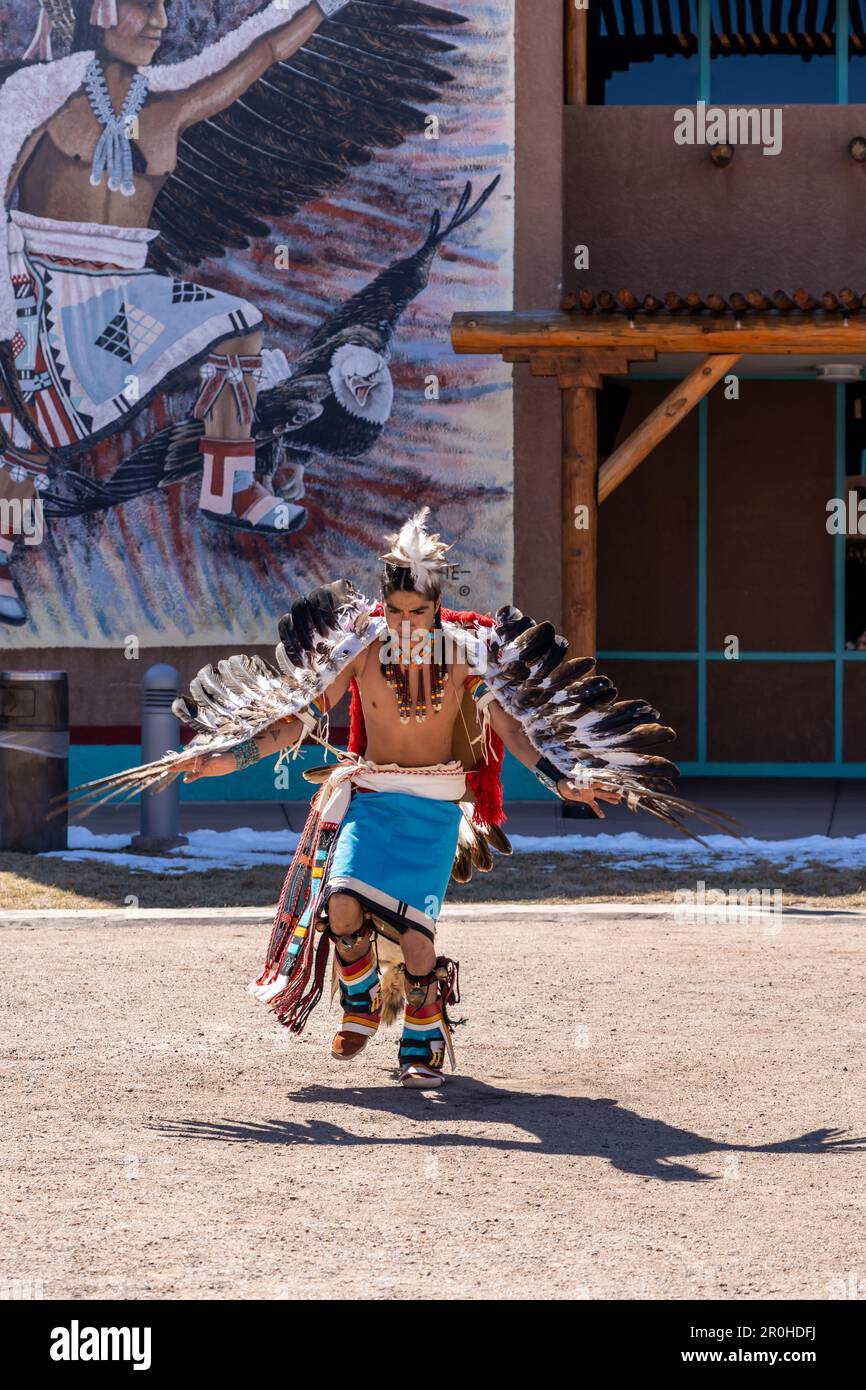 Traditional Zuni Dancing at Indian Pueblo Cultural Center in