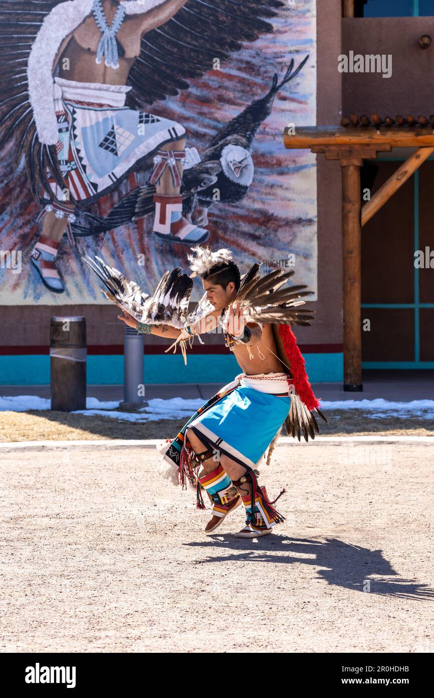 Traditional Zuni Dancing at Indian Pueblo Cultural Center in
