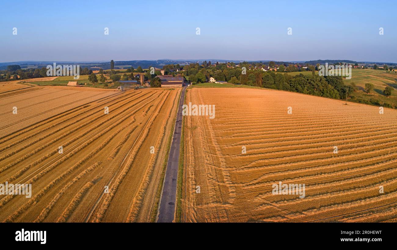 Aerial view cultivated lands hi-res stock photography and images - Alamy