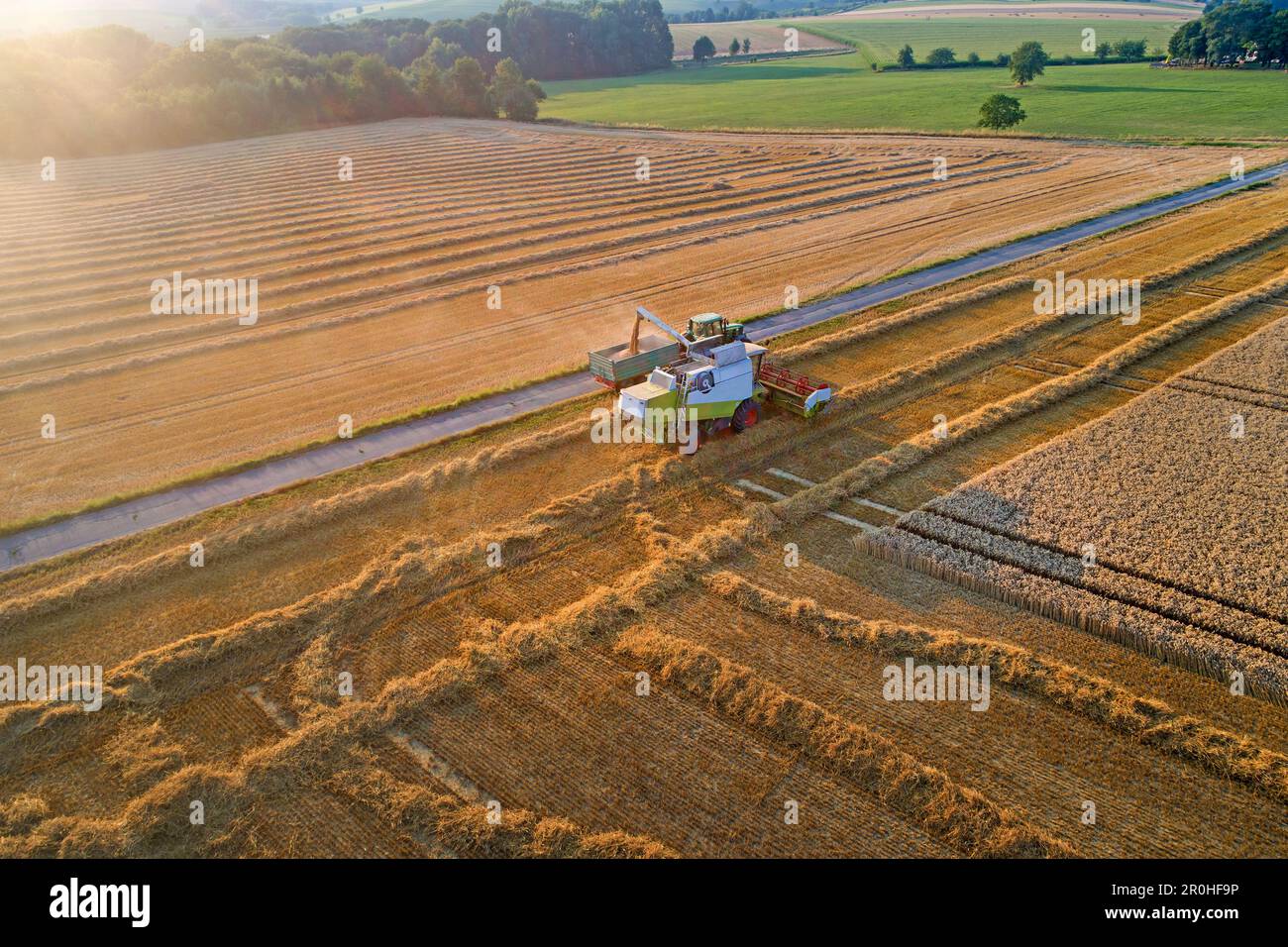 Aerial view cultivated lands hi-res stock photography and images - Alamy