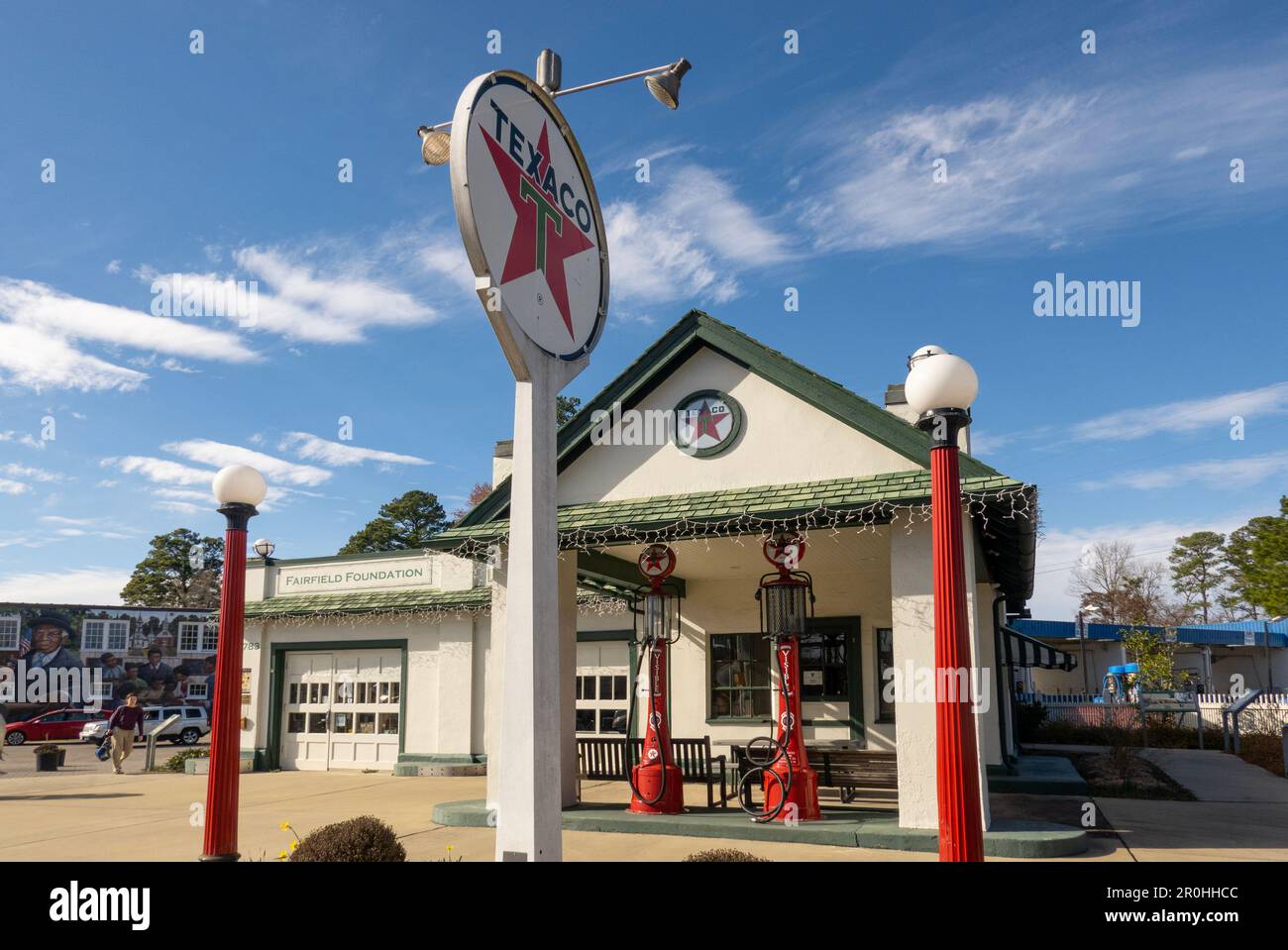 Edge Hill Texaco service station in Gloucester Virginia Stock Photo