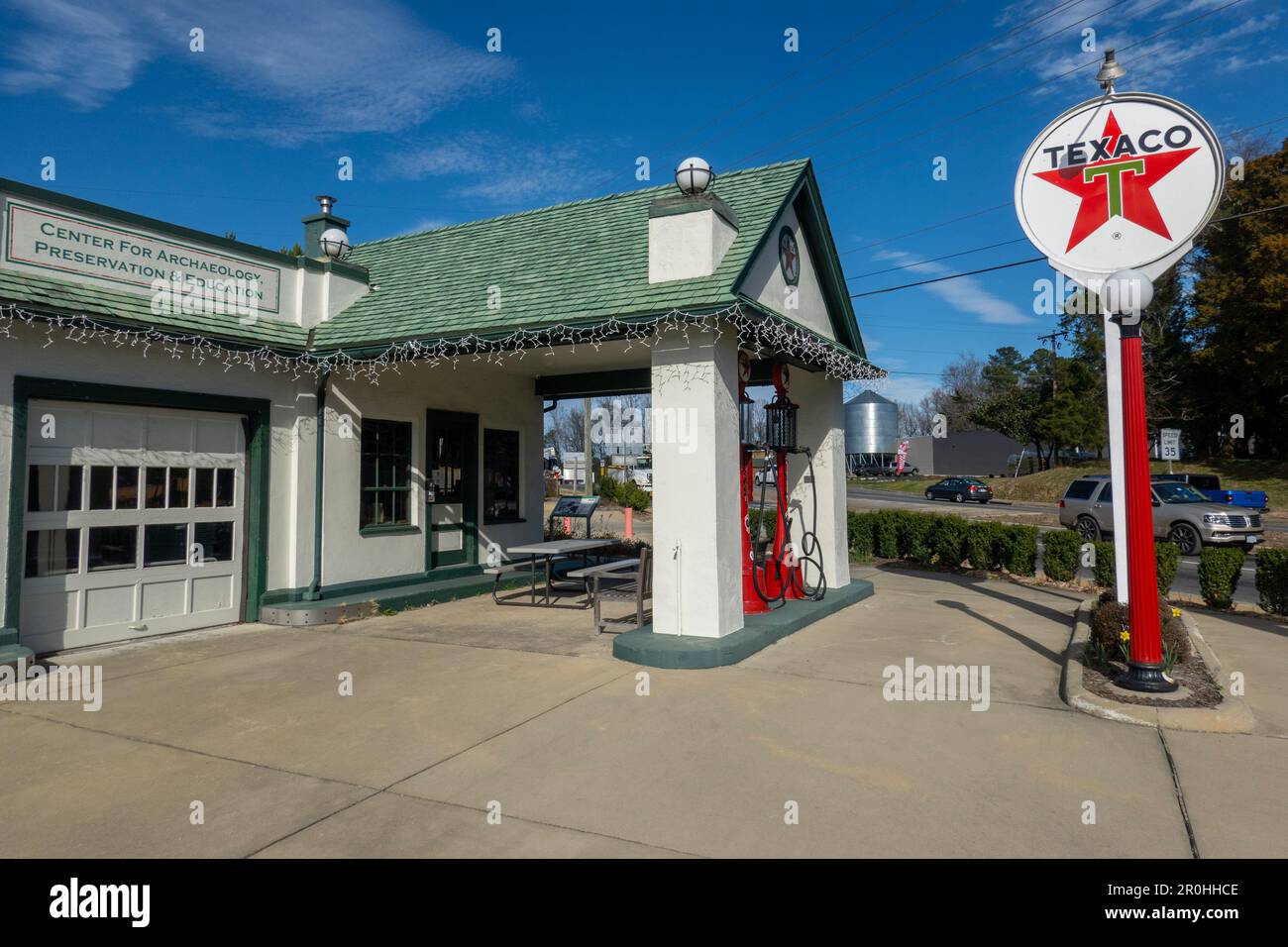 Edge Hill Texaco service station in Gloucester Virginia Stock Photo Alamy