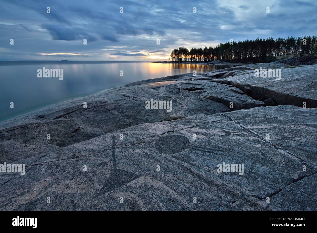 White Nights, Petroglyphs on the eastern shore of Lake Onega, The ...