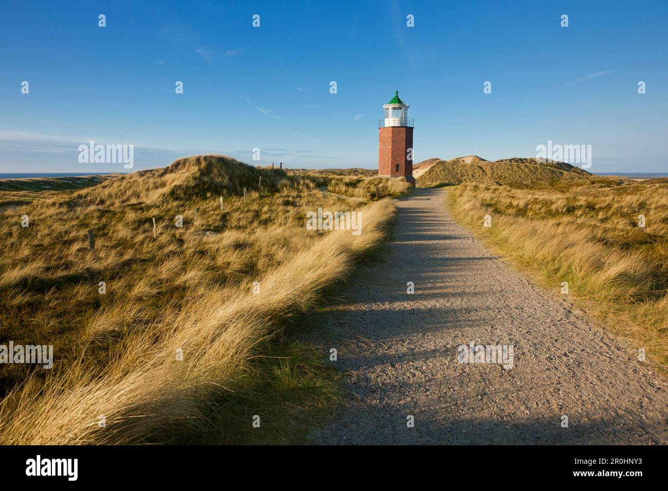 Old lighthouse Rotes Kliff, near Kampen, Sylt island, North Sea, North  Friesland, Schleswig-Holstein, Germany Stock Photo - Alamy