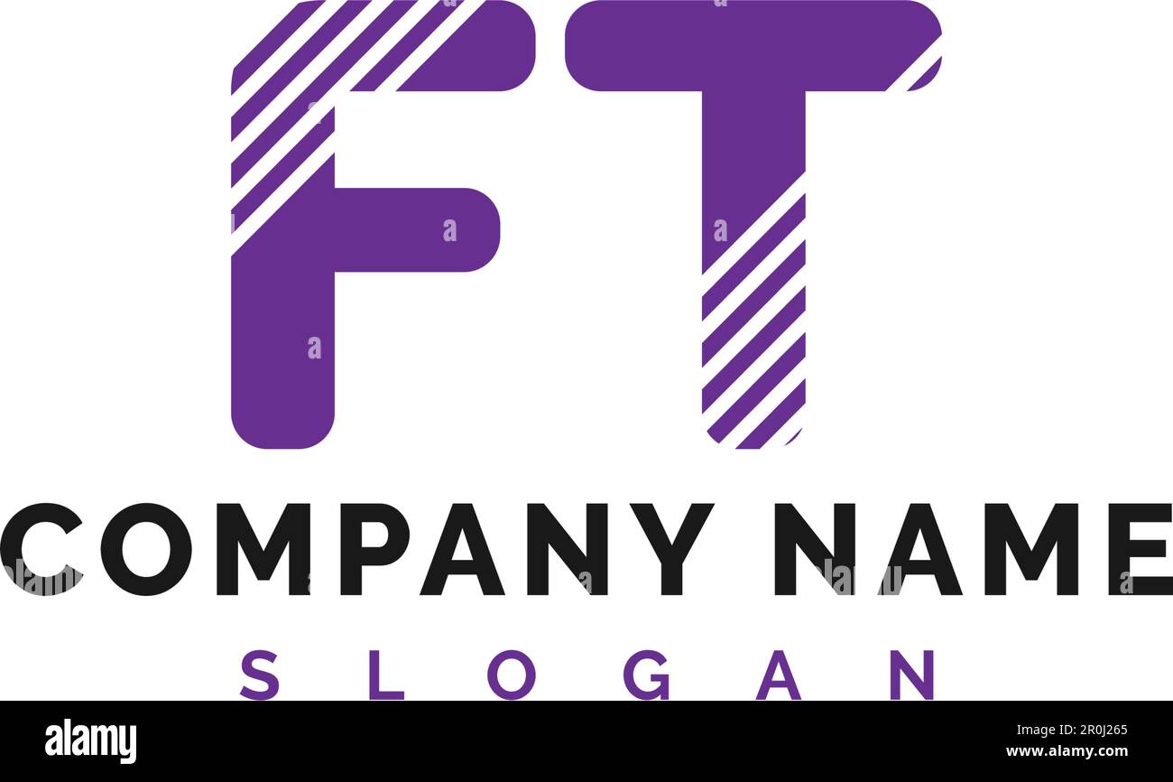 FT Letter Logo Design. FT letter logo Vector Illustration - Vector ...