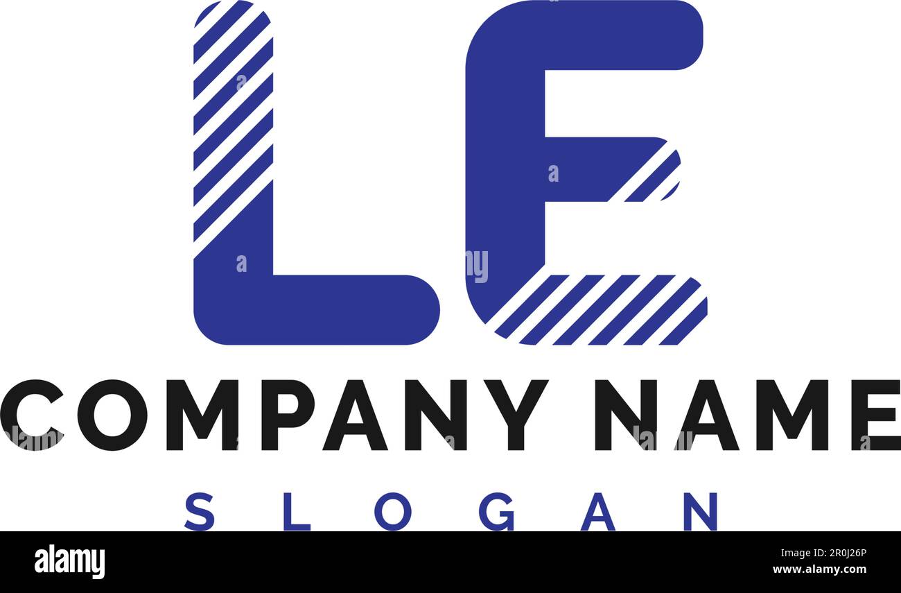 LE Letter Logo Design. LE letter logo Vector Illustration Vector