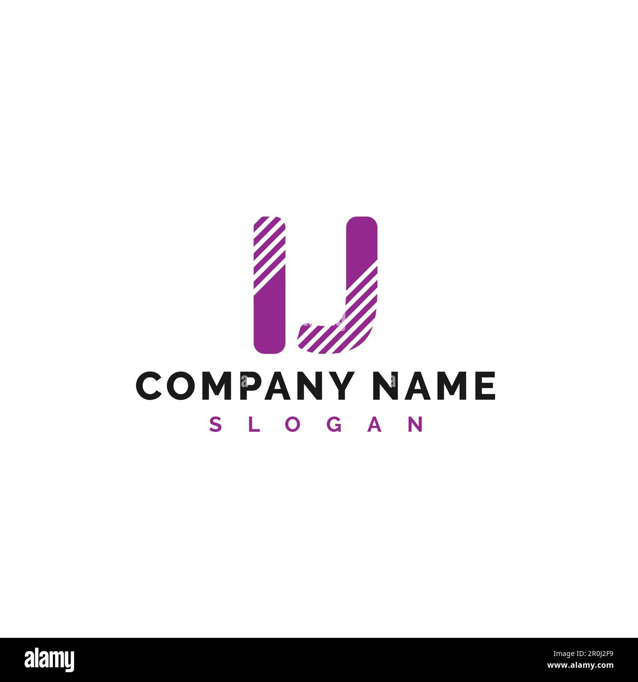 IJ Letter Logo Design. IJ letter logo Vector Illustration - Vector Stock Vector