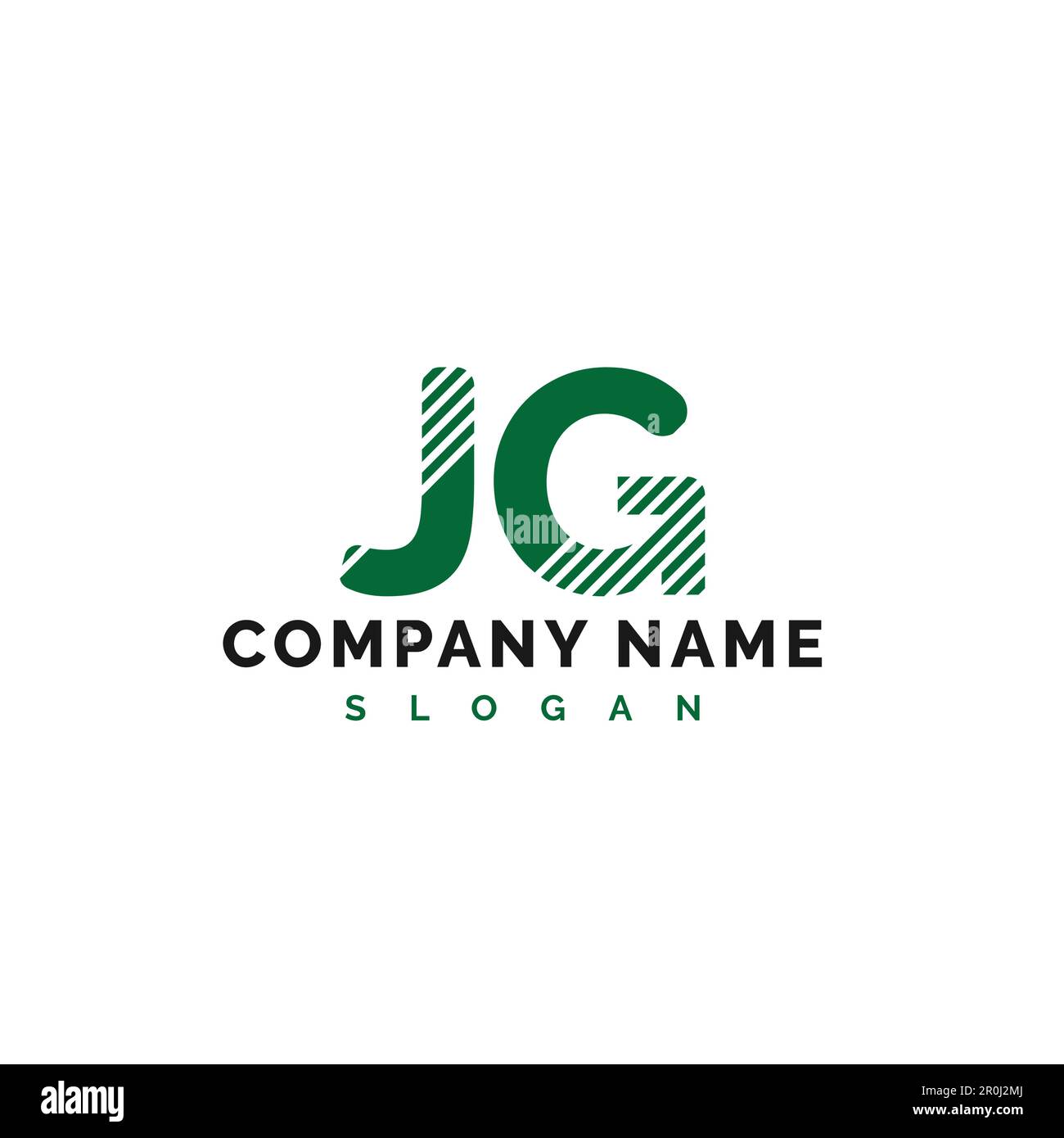 JG Letter Logo Design. JG letter logo Vector Illustration - Vector ...