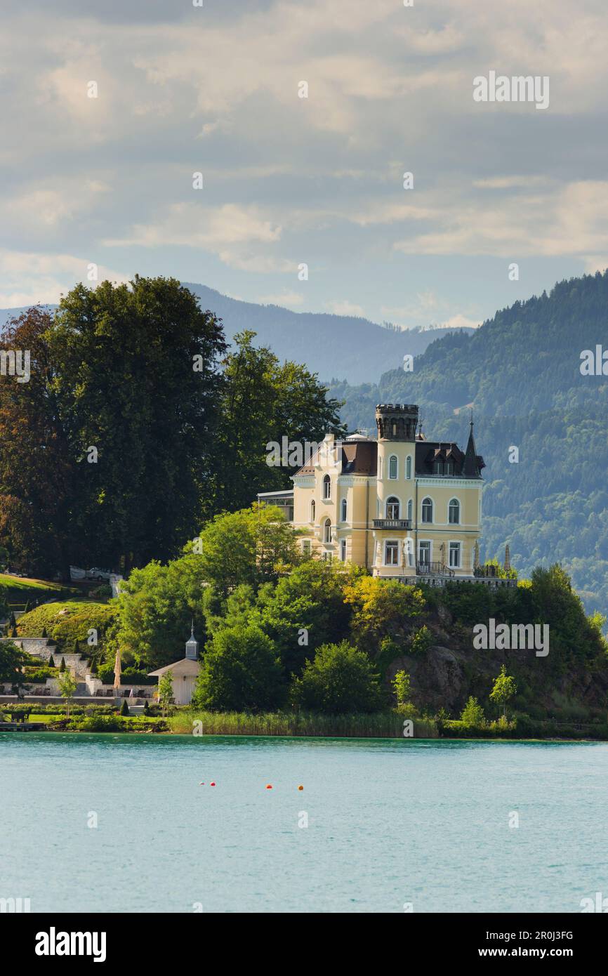 Reifnitz castle, Lake Woerthersee, Carinthia, Austria Stock Photo