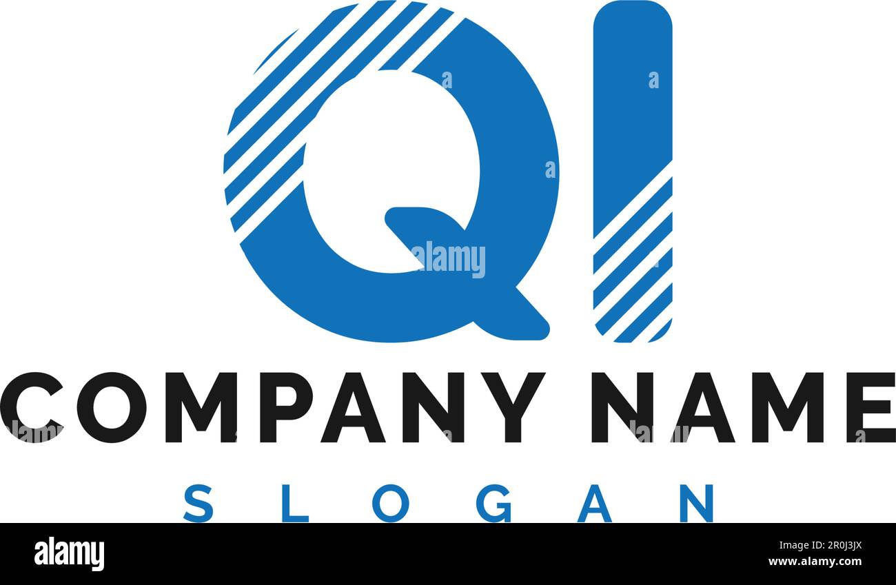 QI Letter Logo Design. QI letter logo Vector Illustration - Vector ...