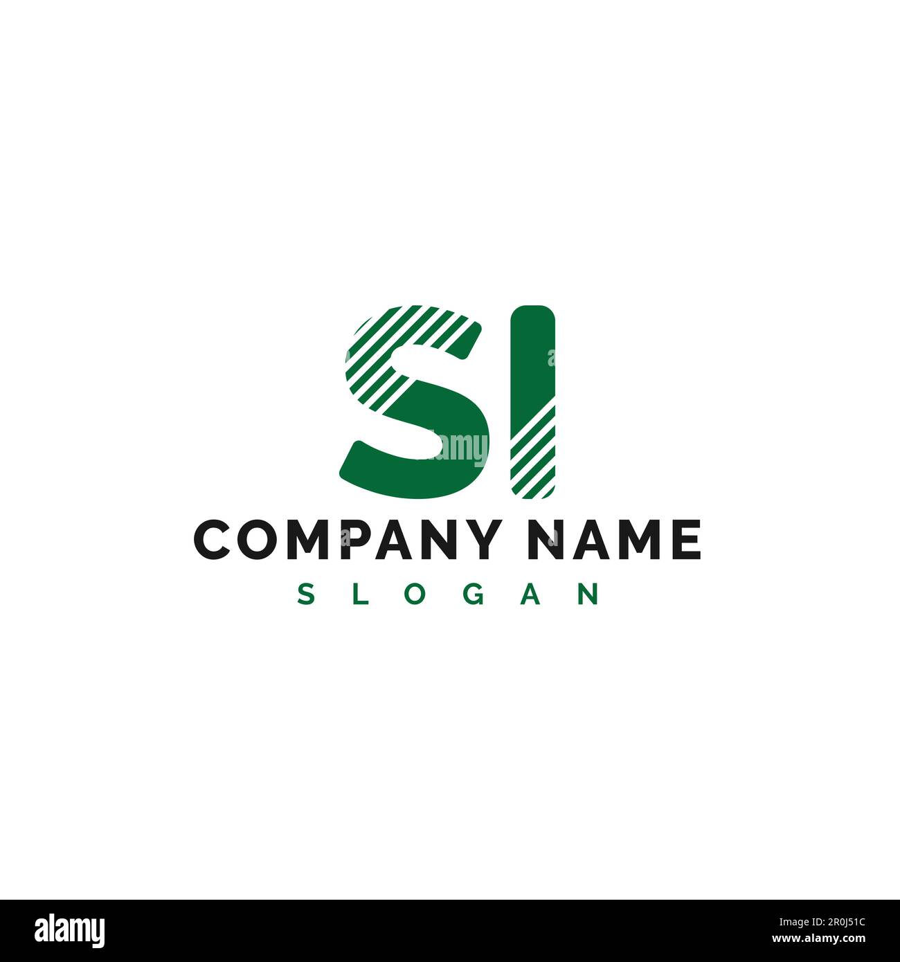 SI Letter Logo Design. SI letter logo Vector Illustration - Vector ...