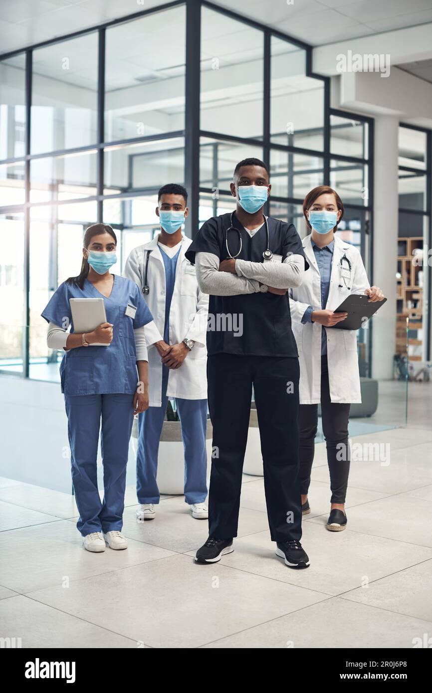 Diverse female doctors wearing face hi-res stock photography and images ...