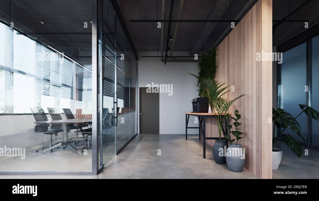 modern office interior background Stock Photo Alamy