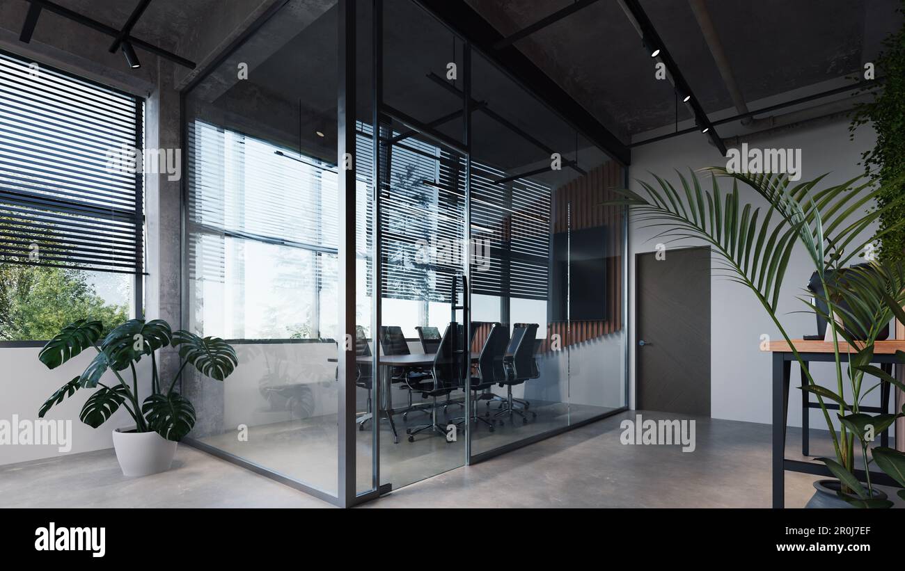 modern office interior background Stock Photo Alamy