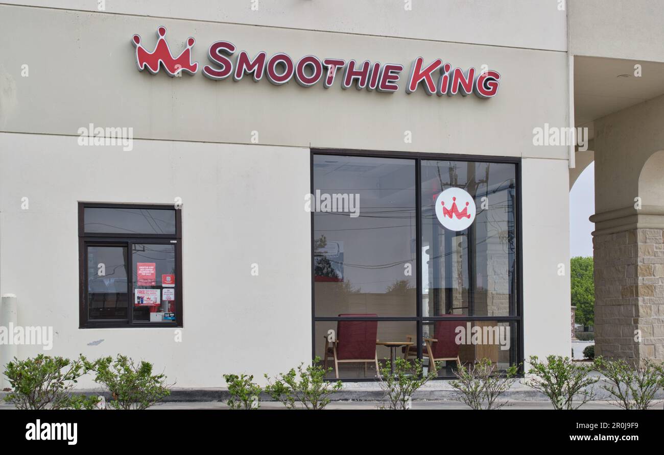 Humble, Texas USA 02262023 Smoothie King storefront exterior in a