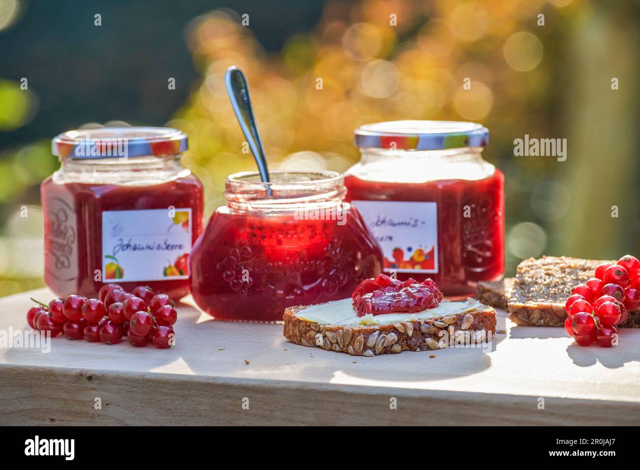 Jam Raffan Composition bread homemade jam hi-res stock photography and images - Alamy
