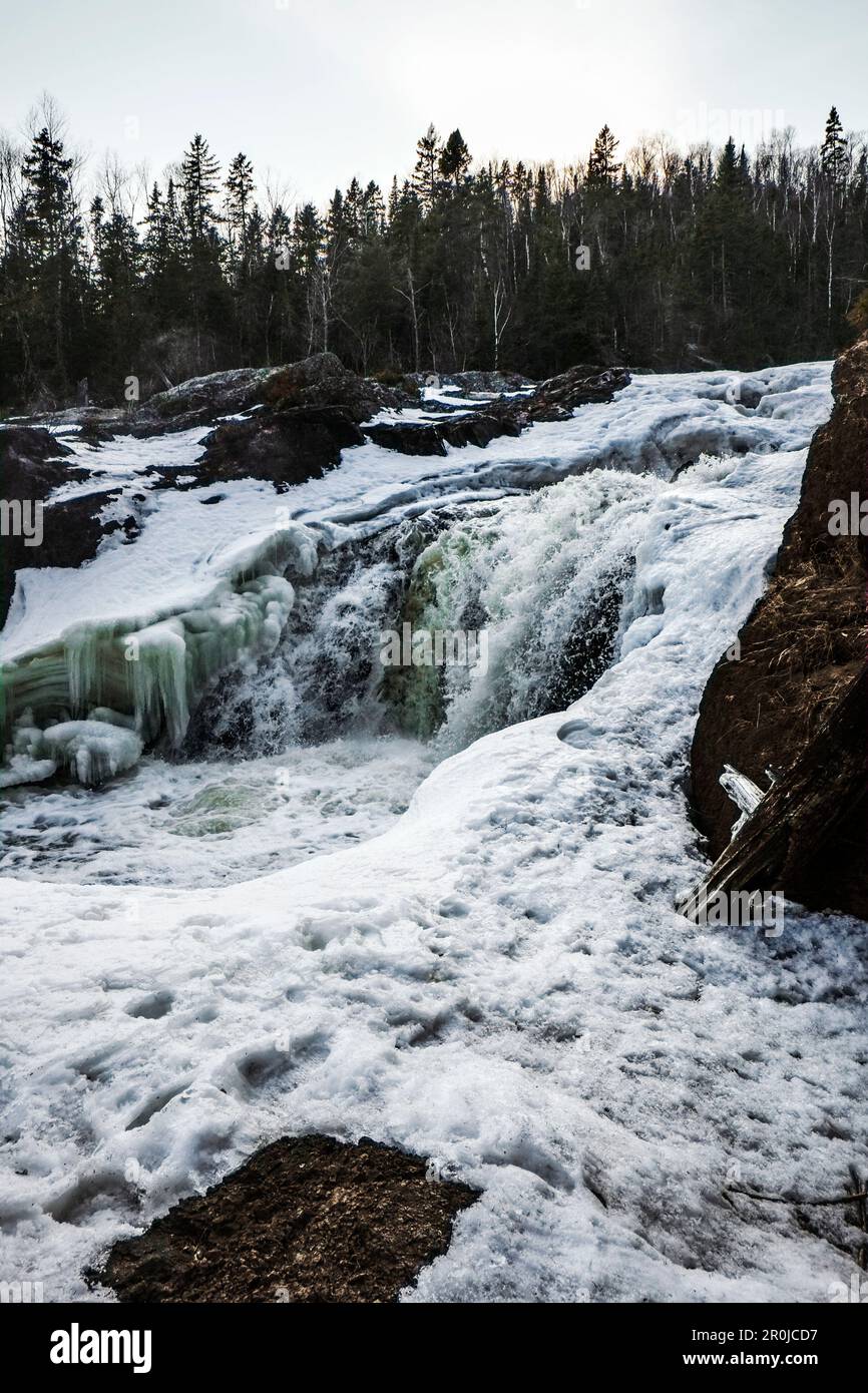 Upper Falls near Devil's Kettle on the Brule River, Judge C.R. Magney