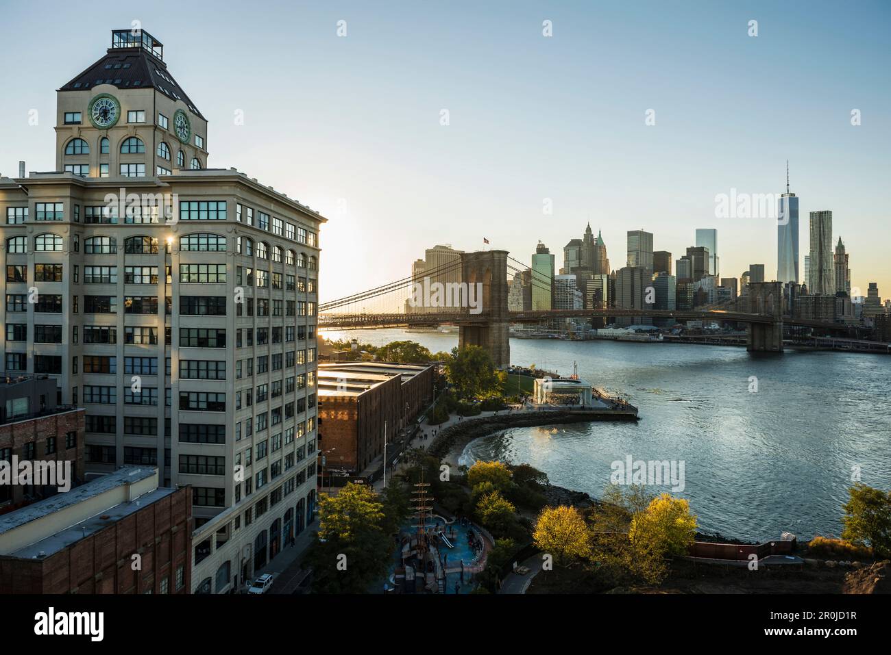 Fulton Ferry State Park, Dumbo, Brooklyn, New York, USA Stock Photo Alamy