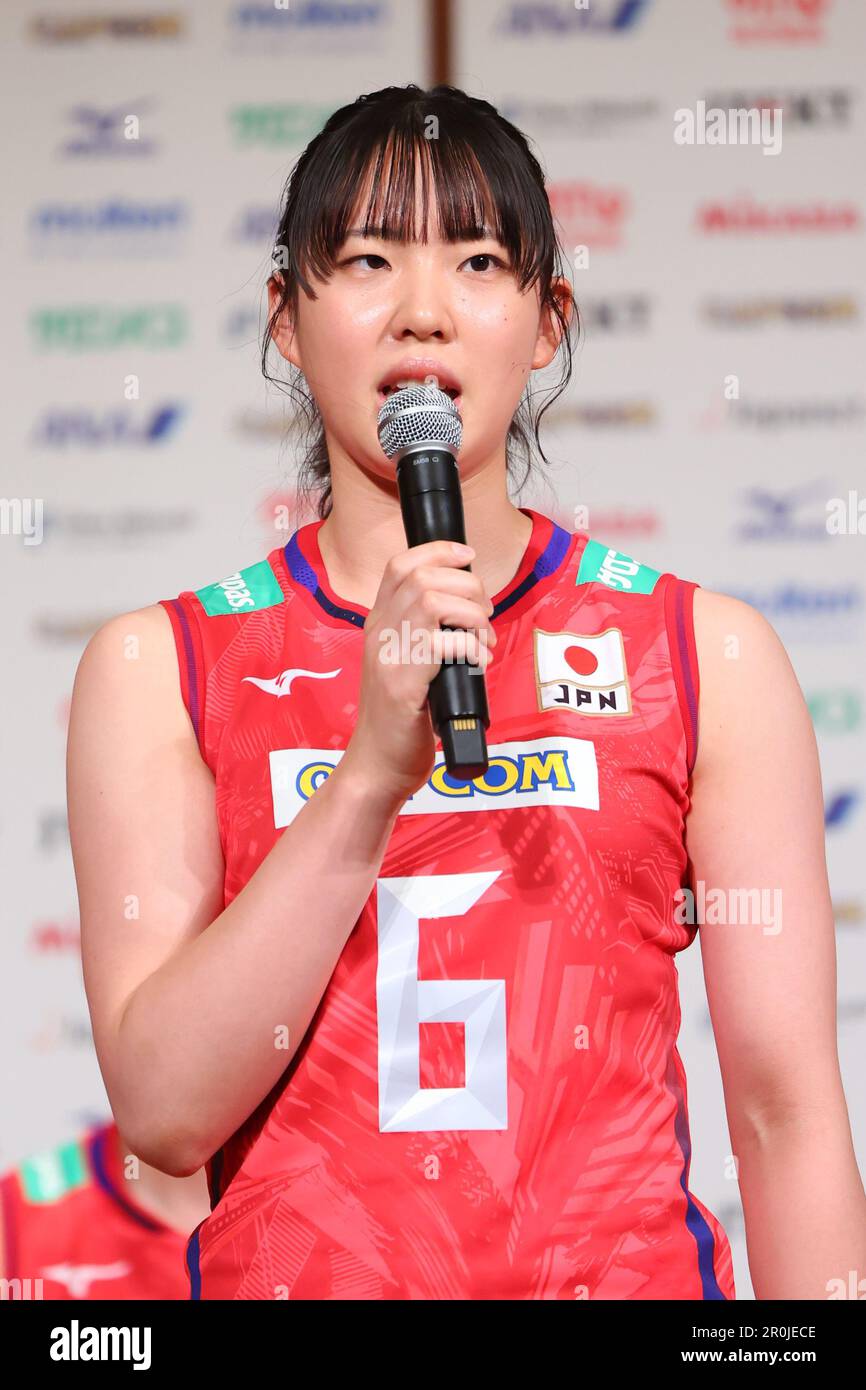 Tokyo, Japan. JVA announced the 2023 Japan Women's national team squad. 8th May, 2023. Nanami