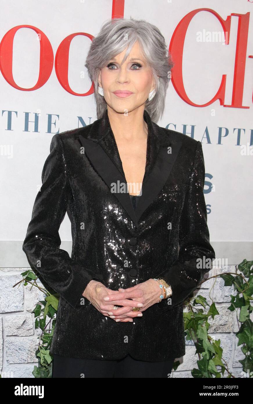 New York, NY, USA. 8th May, 2023. Jane Fonda at the NY Premiere Of Book Club: The Next Chapter at AMC Lincoln Square 13 in New York City on May 8, 2023. Credit: Rw/Media Punch/Alamy Live News Stock Photo