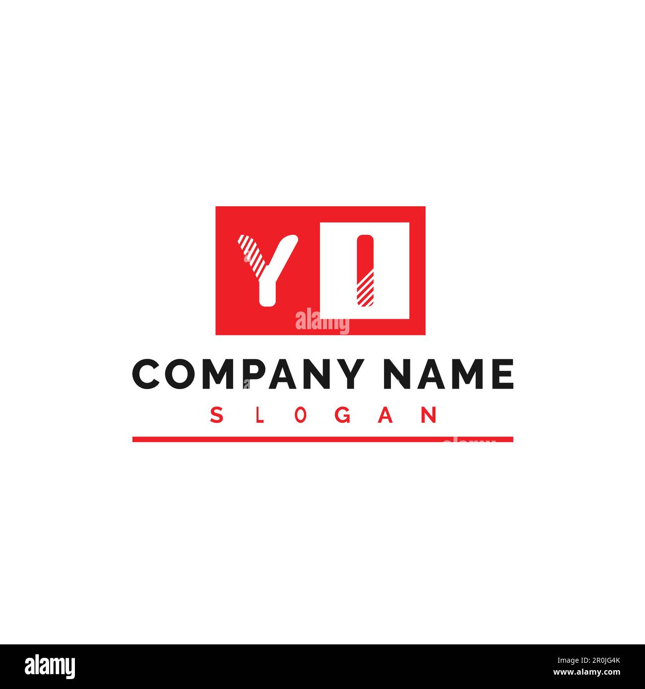YI Logo Design. YI Letter Logo Vector Illustration - Vector Stock ...