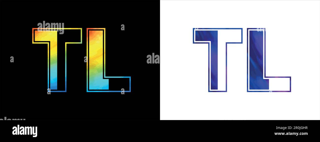 Unique TL letter logo Icon vector template. Premium stylish alphabet logo design for corporate business Stock Vector