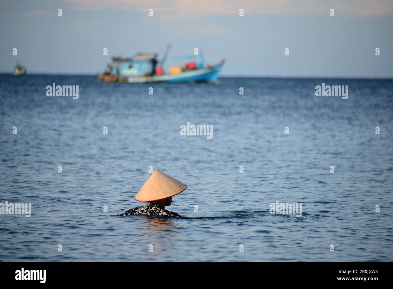 Longbeach on the island of Phu Quoc, Vietnam, Asia Stock Photo