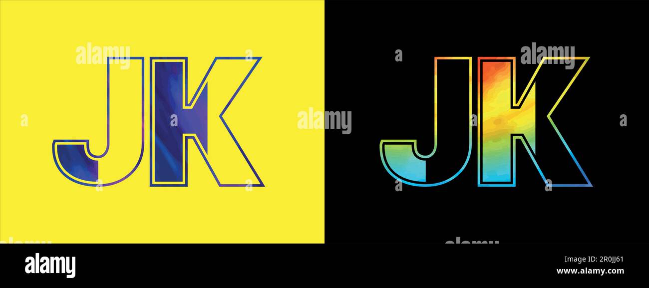 Letter jk logo hi-res stock photography and images - Alamy