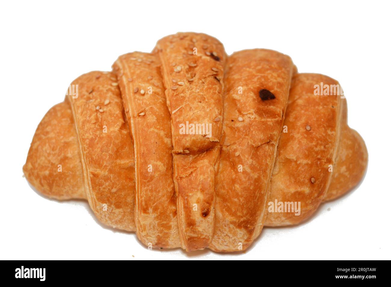 A croissant, a buttery, flaky, viennoiserie pastry, inspired by the