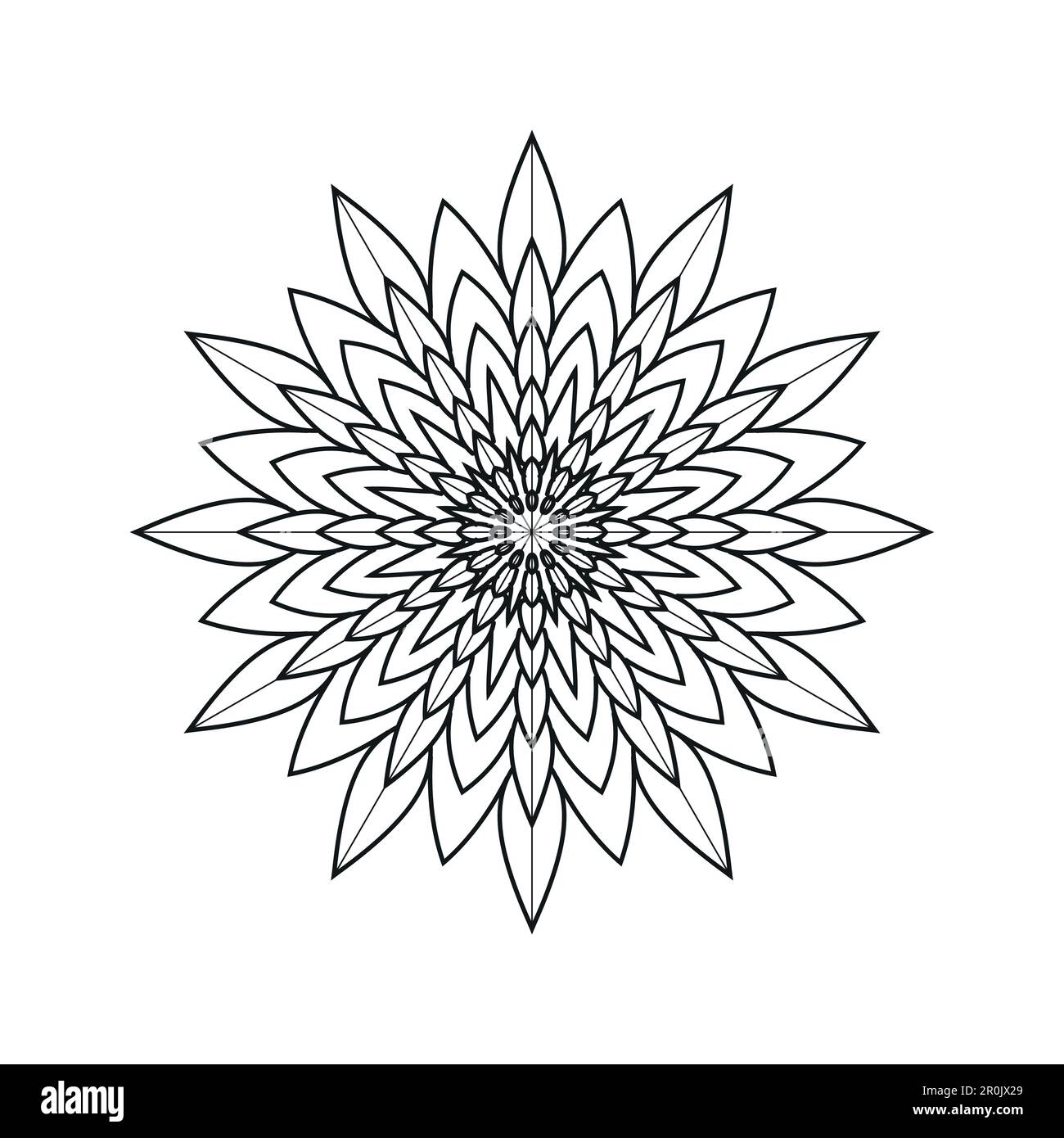 Black and white flower mandala designs Stock Vector Image & Art - Alamy