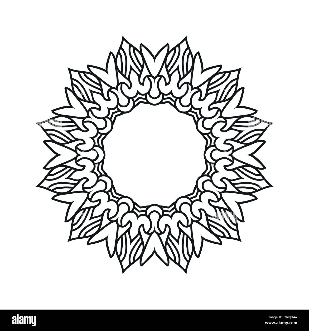 Flower Mandala background design vector illustration Stock Vector Image ...
