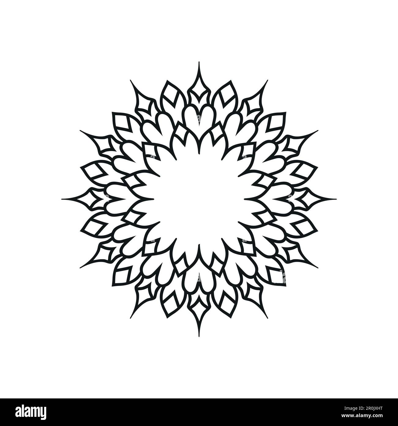 Flower Mandala background design vector illustration Stock Vector Image ...
