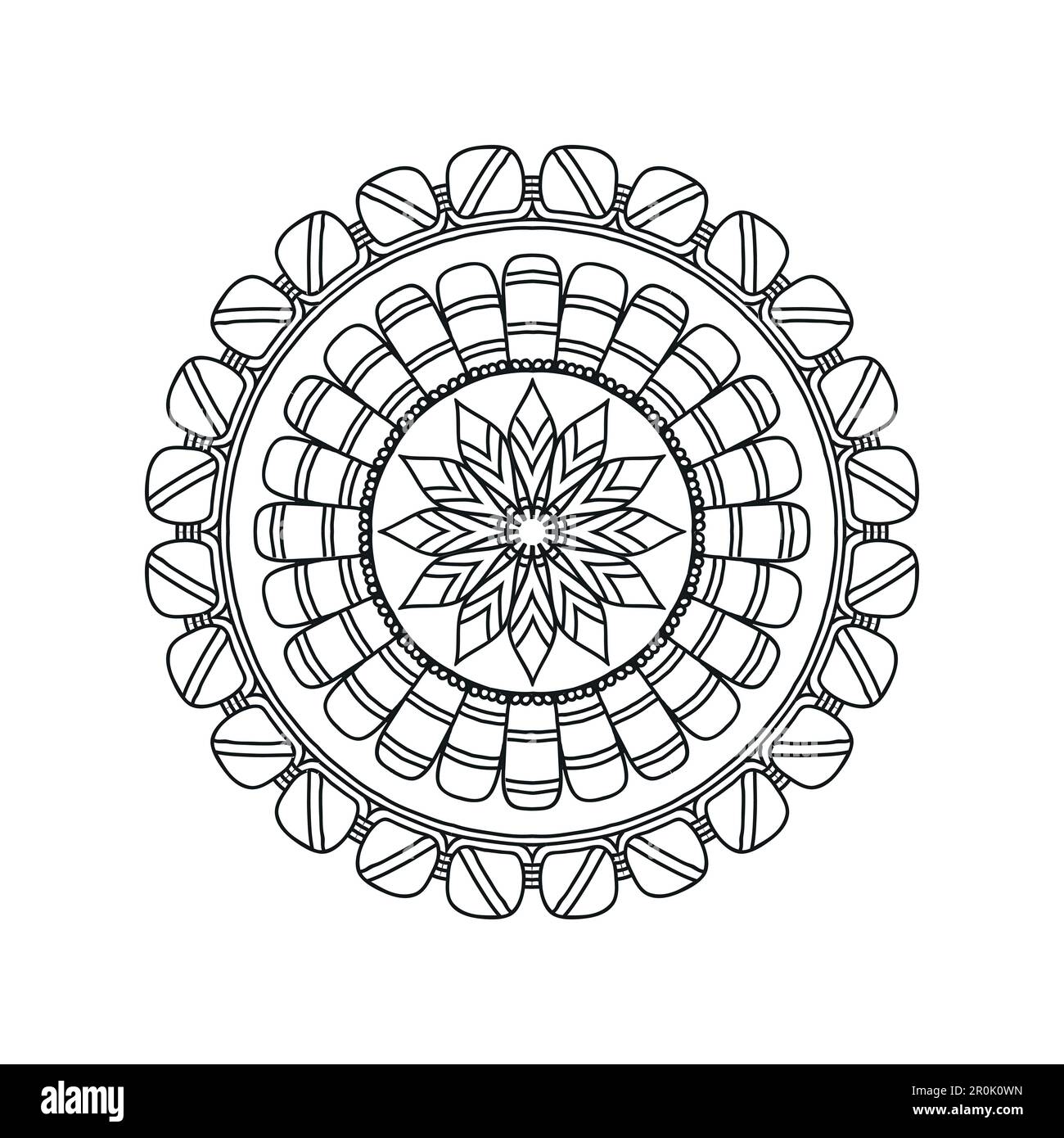 Mandala background design vector illustration Stock Vector Image & Art ...