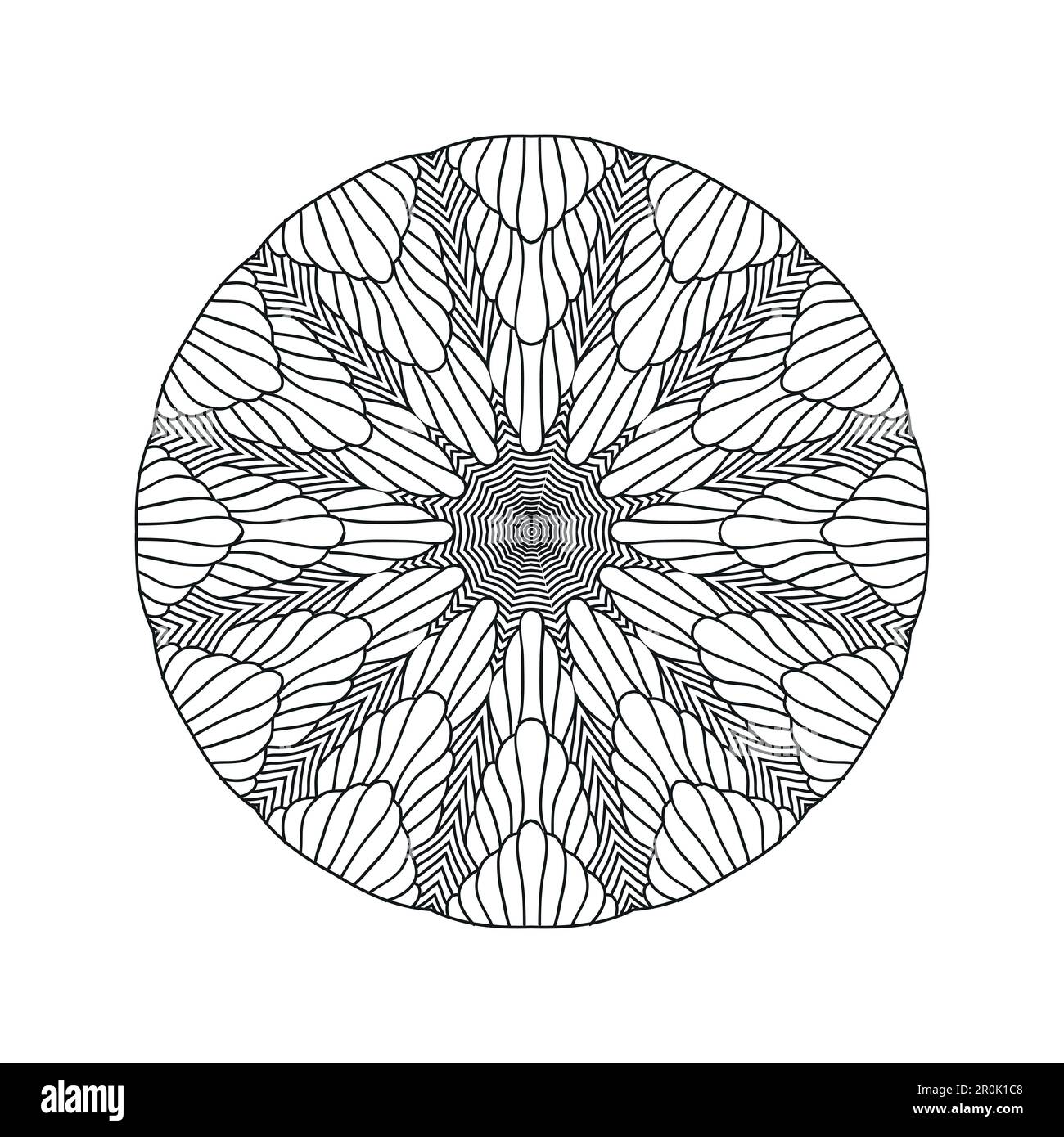 Flower Mandala background design vector illustration Stock Vector Image ...