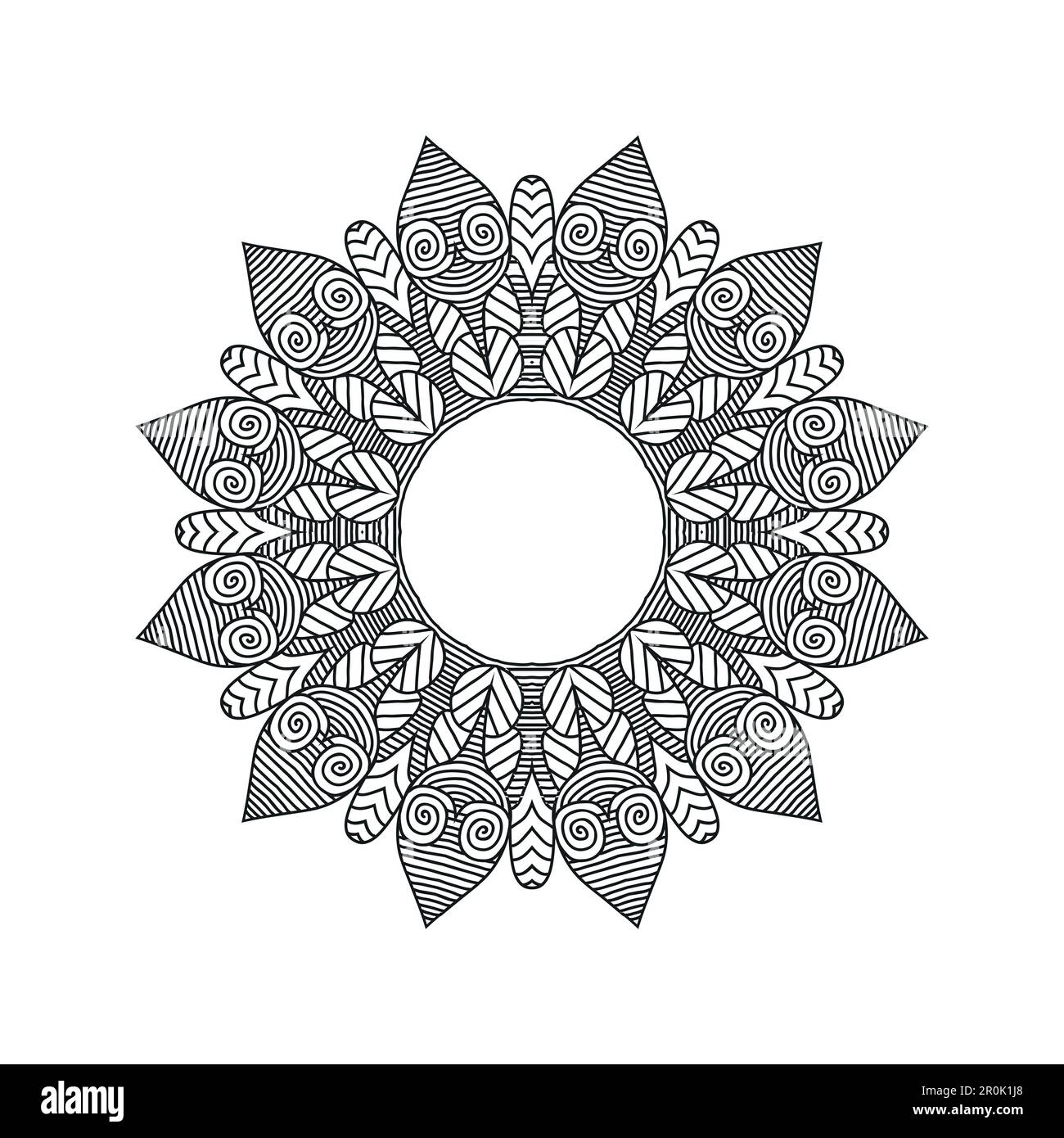 Flower Mandala background design vector illustration Stock Vector Image ...