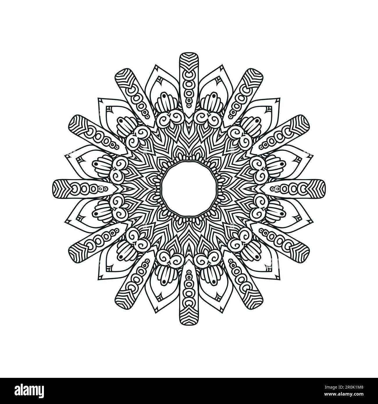 New mandala art designs vector illustration Stock Vector Image & Art