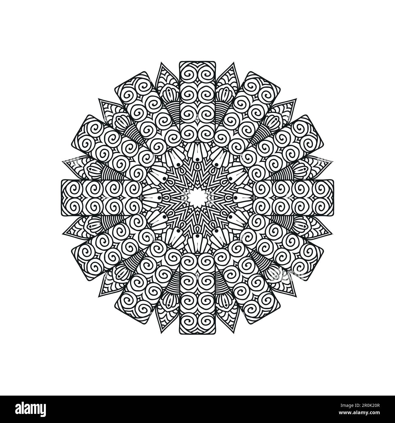 New flower mandala designs vector illustration Stock Vector Image & Art ...