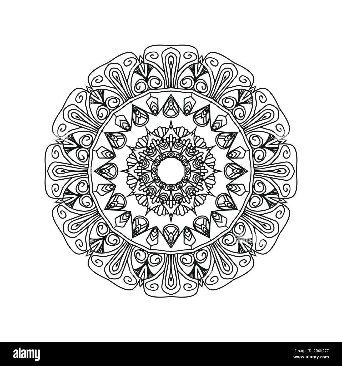 New mandala art designs vector illustration Stock Vector Image & Art