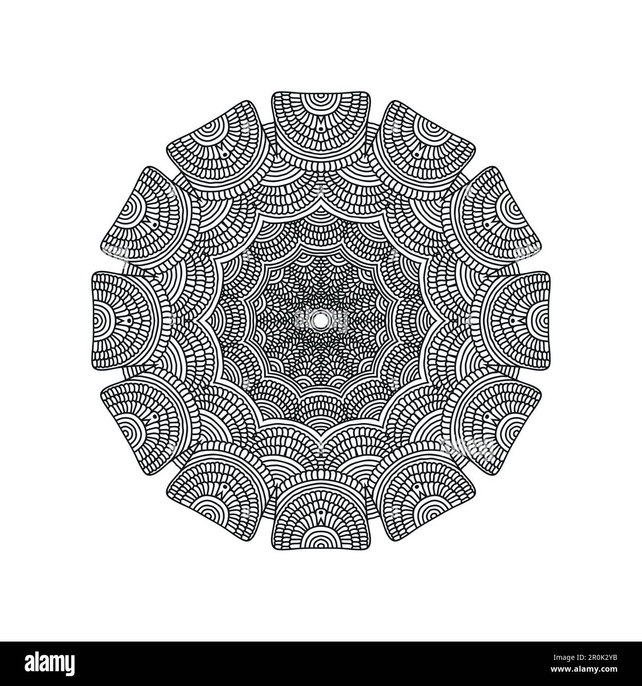 Flower Mandala background design vector illustration Stock Vector Image ...