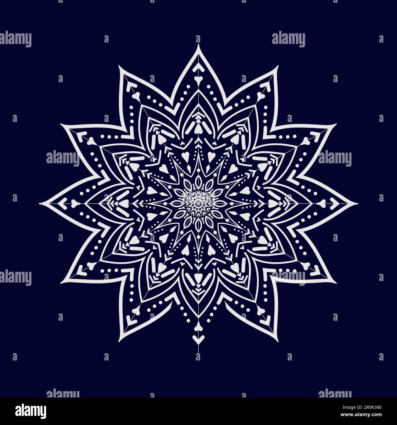 Flower Mandala background design vector illustration Stock Vector Image ...